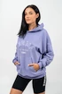 Dámská mikina Nebbia GYM RAT Branded Oversized Hoodie purple