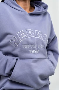 Dámská mikina Nebbia GYM RAT Branded Oversized Hoodie purple