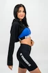 Dámská mikina Nebbia GYM TIME Designer Cropped Hoodie black