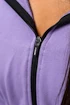 Dámská mikina Nebbia ICONIC Cropped Zip-Up Hoodie purple