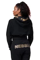 Dámská mikina Nebbia Intense Golden Crop hoodie 824 black