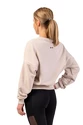 Dámská mikina Nebbia  Loose Fit Sweatshirt "Feeling Good" 420 cream