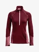 Dámská mikina Under Armour  ColdGear 1/2 Zip-RED