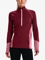 Dámská mikina Under Armour  ColdGear 1/2 Zip-RED