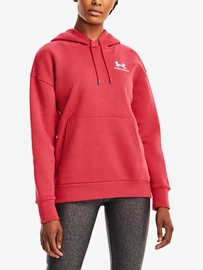 Dámská mikina Under Armour Essential Fleece Hoodie-RED