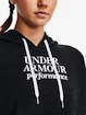 Dámská mikina Under Armour  Essential Script Hoodie-BLK