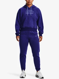 Dámská mikina Under Armour  Essential Script Hoodie-BLU