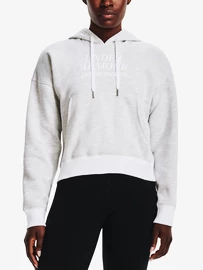 Dámská mikina Under Armour Essential Script Hoodie-WHT