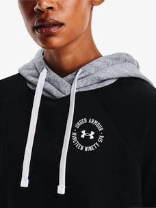 Dámská mikina Under Armour  Rival Fleece CB Hoodie-BLK