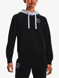 Dámská mikina Under Armour Rival Fleece CB Hoodie-BLK