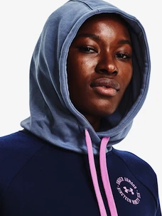 Dámská mikina Under Armour  Rival Fleece CB Hoodie-NVY