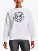 Dámská mikina Under Armour  Rival Fleece Crest Grp Crew-WHT