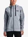 Dámská mikina Under Armour  Rival Fleece FZ Hoodie-GRY