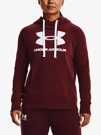 Dámská mikina Under Armour Rival Fleece Logo Hoodie-RED