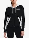 Dámská mikina Under Armour  Rival + FZ Hoodie-BLK S