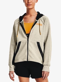 Dámská mikina Under Armour Rival + FZ Hoodie-BRN