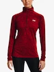 Dámská mikina Under Armour  Tech 1/2 Zip - Twist-RED