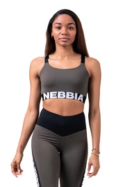 Dámská podprsenka Nebbia Lift Hero Sports mini top 515 khaki