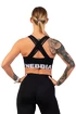 Dámská podprsenka Nebbia  Medium Impact Cross Back Sports Bra 410 black