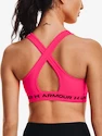 Dámská podprsenka Under Armour  Crossback Mid Bra-PNK