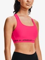 Dámská podprsenka Under Armour  Crossback Mid Bra-PNK