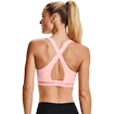 Dámská podprsenka Under Armour  Mid Keyhole Bra pink Beta Tint