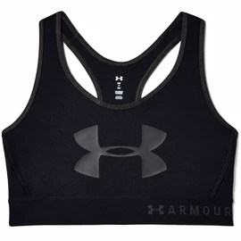 Dámská podprsenka Under Armour Mid Keyhole Graphic-BLK