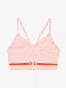 Dámská podprsenka Under Armour  Seamless Low Long Htr Bra pink Beta Tint