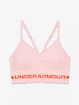 Dámská podprsenka Under Armour  Seamless Low Long Htr Bra pink Beta Tint L