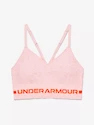 Dámská podprsenka Under Armour  Seamless Low Long Htr Bra pink Beta Tint L