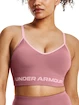 Dámská podprsenka Under Armour  Seamless Low Long Rib-PNK