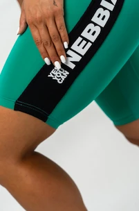 Dámské cyklistické kraťasy Nebbia ICONIC High Waisted Biker Shorts green