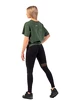 Dámské legíny Nebbia  High-Waist ¾ Length Sporty Leggings 404 black