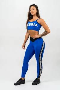 Dámské legíny Nebbia ICONIC Leggings high waist blue