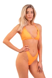 Dámské plavky Nebbia Classic Triangle Bikini Top 451 Orange Neon