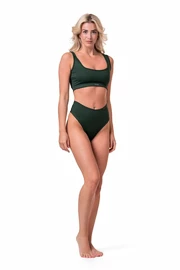 Dámské plavky Nebbia Miami sporty bikini - top 554 dark green