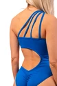Dámské plavky Nebbia  One Shoulder Asymmetrical Monokini 459 Blue