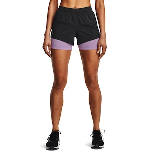 Dámské šortky Under Armour  Iso-Chill Run 2N1 Short-GRY