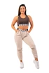 Dámské tepláky Nebbia  Iconic Mid-Waist Sweatpants 408 cream