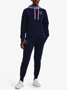 Dámské tepláky Under Armour  Rival Fleece Crest Joggers-NVY