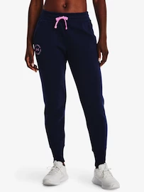 Dámské tepláky Under Armour Rival Fleece Crest Joggers-NVY