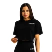 Dámské tílko GymBeam  Limitless Cropped T-shirt Black