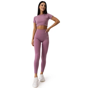 Dámské tričko GymBeam  FLO CropTop Violet XL