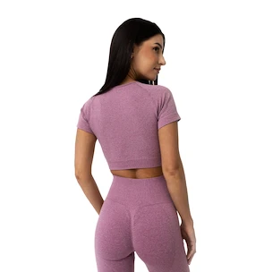 Dámské tričko GymBeam  FLO CropTop Violet XL