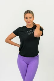 Dámské tričko Nebbia FIT Activewear Functional T-shirt with Short Sleeves black