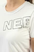 Dámské tričko Nebbia  FIT Activewear Functional T-shirt with Short Sleeves white