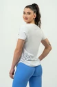 Dámské tričko Nebbia  FIT Activewear Functional T-shirt with Short Sleeves white