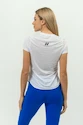 Dámské tričko Nebbia  FIT Activewear T-Shirt “Airy” with Reflective Logo white