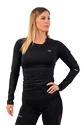 Dámské tričko Nebbia  Long Sleeve Smart Pocket Sporty Top 418 black
