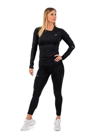 Dámské tričko Nebbia Long Sleeve Smart Pocket Sporty Top 418 black